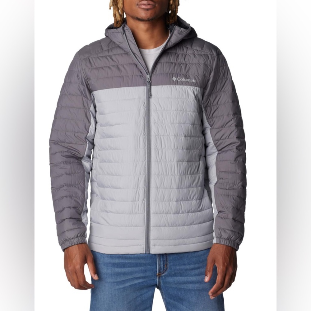 Columbia Men's Hooded Jacket Grey/City Grey Small
